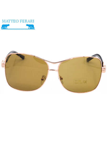 Ochelari de soare Bărbătești, Matteo Ferari, UV400, Maro, MFJH-061BR