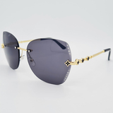 Ochelari de soare negri pentru Femei, Matteo Ferari, UV400, MFJH-115BK