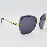 Ochelari de soare negri pentru Femei, Matteo Ferari, UV400, MFJH-115BK