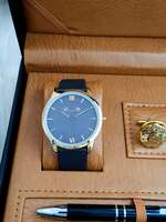 Set bărbătesc Cadou Matteo Ferari, Ceas, Butoni si pix metalic MF040B110G