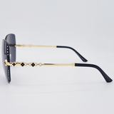 Ochelari de soare negri pentru Femei, Matteo Ferari, UV400, MFJH-115BK