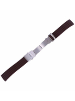 Curea de ceas din silicon cu deployant, Maro, 24mm CC10SIL