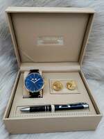 Set bărbătesc Cadou Matteo Ferari, Ceas, Butoni si pix metalic MF041B110G