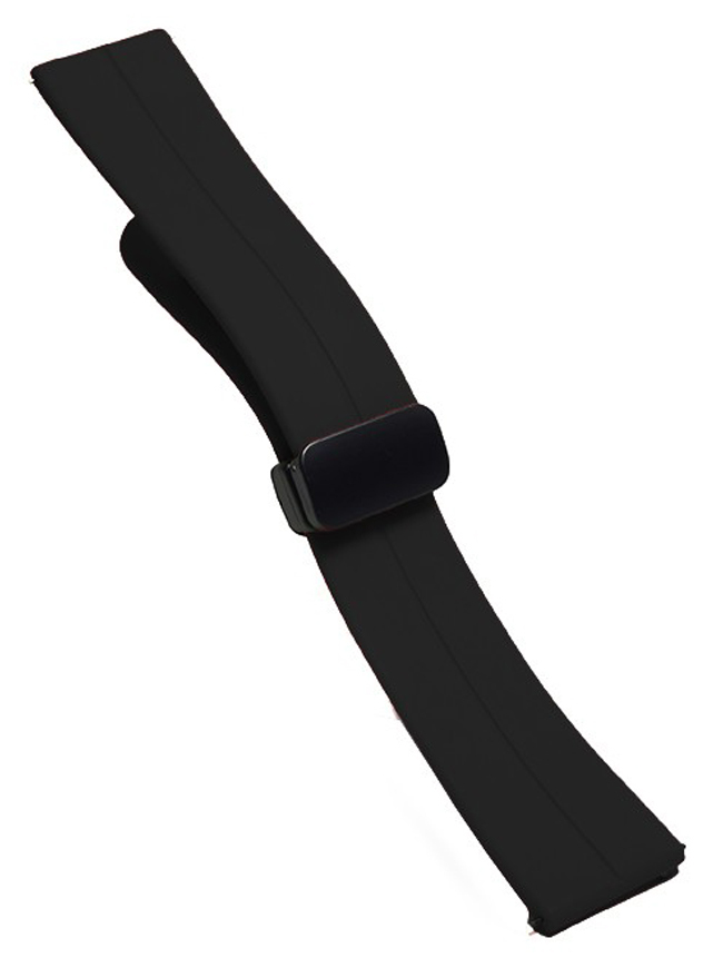 Curea din silicon, închidere cu deployant magnetic, quickrelease, 20mm, 22mm